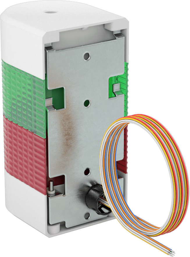 Kompakt Sinyal Kulesi, 120/240V AC, 2 Işık