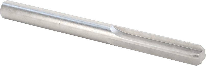 Karbür Yuvarlak Şaftlı Rayba, 1/4" Çaplı Pim Deliği için, 0,2480 inç Rayba Çapı