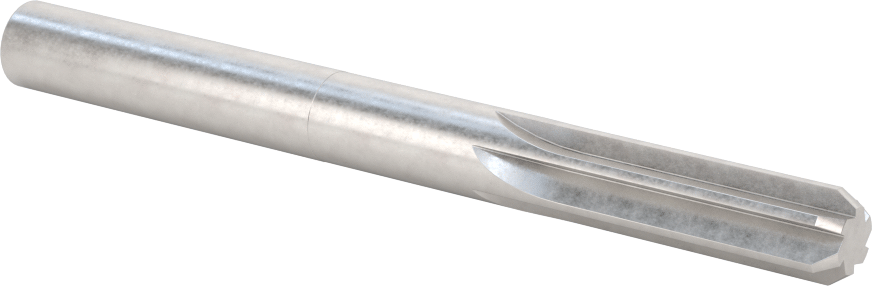 Karbür Yuvarlak Şaftlı Rayba, 3/8" Çaplı Pim Deliği için, 0,3730 inç Rayba Çapı