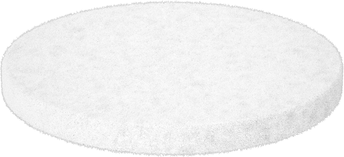 Sert F1 Keçe Diski, Yapışkan Arka Yüz, 6" Çap, 1/2" Kalınlık