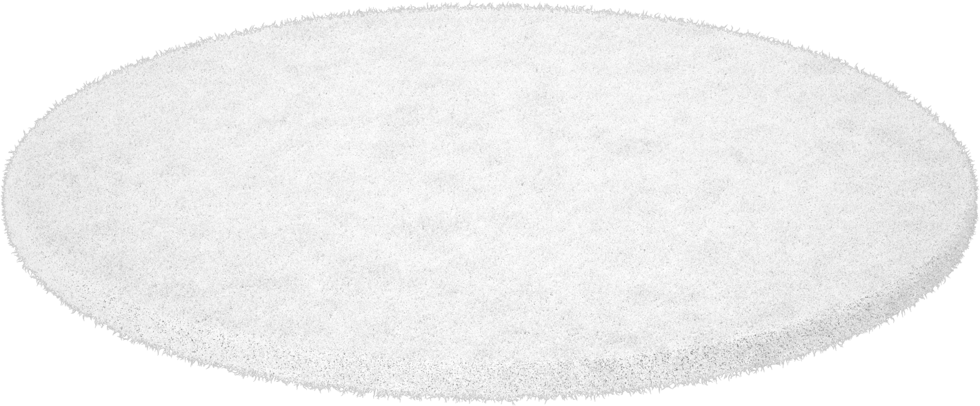 Sert F1 Keçe Diski, Düz Destek, 8" Çap, 1/4" Kalınlık