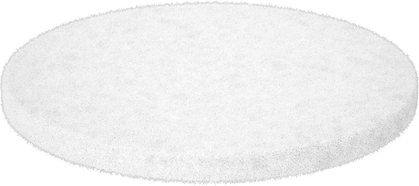 Sert F1 Keçe Diski, Düz Destek, 8" Çap, 1/2" Kalınlık