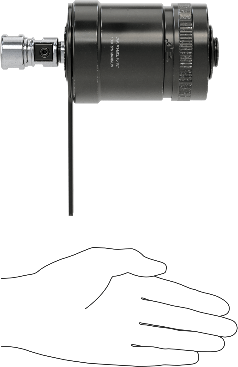 Jacobs Konik Otomatik Ters Çevirmeli Kılavuz Çekme Başlığı, Tapmatic Model Numarası Rxii 50, 33 Numaralı Jacobs Konik