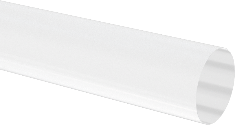 Şeffaf, Kolay Şekillendirilebilir PETG Çubuk, 3/4 inç Çap