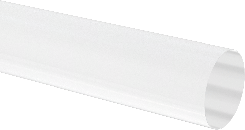 Şeffaf, Kolay Şekillendirilebilir PETG Çubuk, 1-1/2" Çap