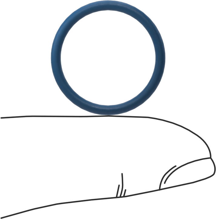 Düşük Sıcaklık Mil. Spesifikasyonlu Florosilikon O-Ring, Kimyasal Dayanıklı, 1/16 Kesirli Genişlik, Dash Numarası 017