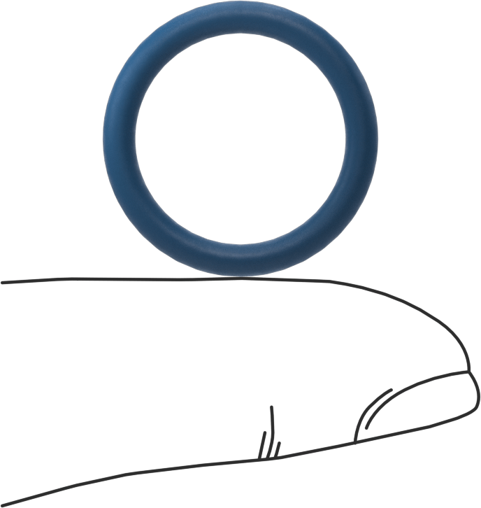 Düşük Sıcaklık Mil. Spesifikasyonlu Florosilikon O-Ring, Kimyasal Dayanıklı, 3/32 Kesirli Genişlik, Dash No. 115