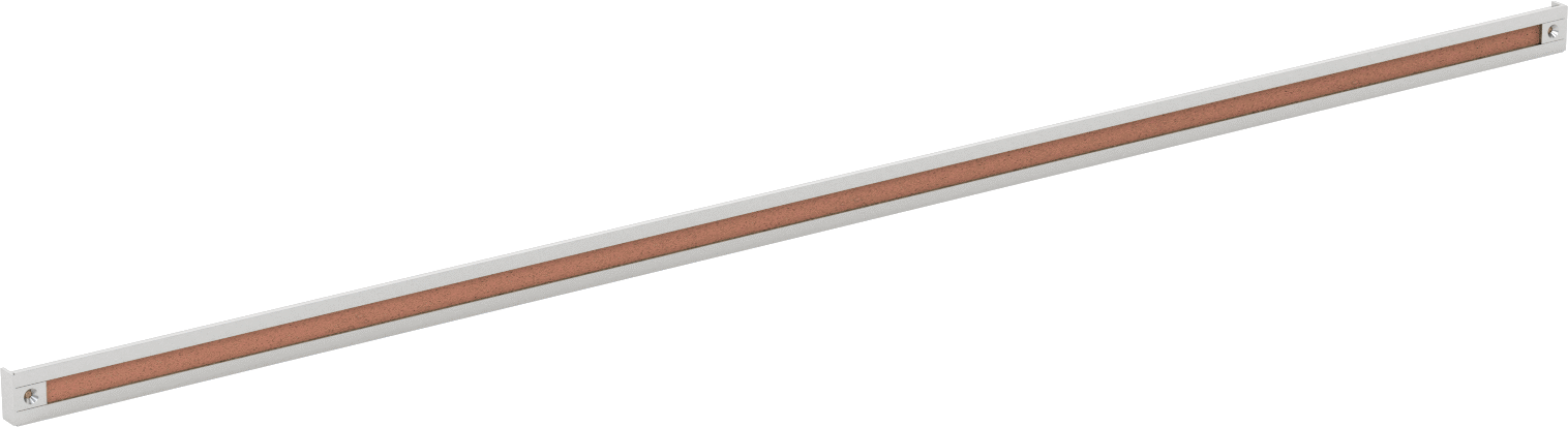 Pin-Up Bülten Çubuğu, 36“ Genişlik x 1” Yükseklik