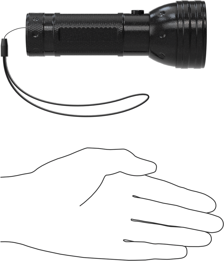 UV Muayene El Feneri, 5-3/4" Uzunluk