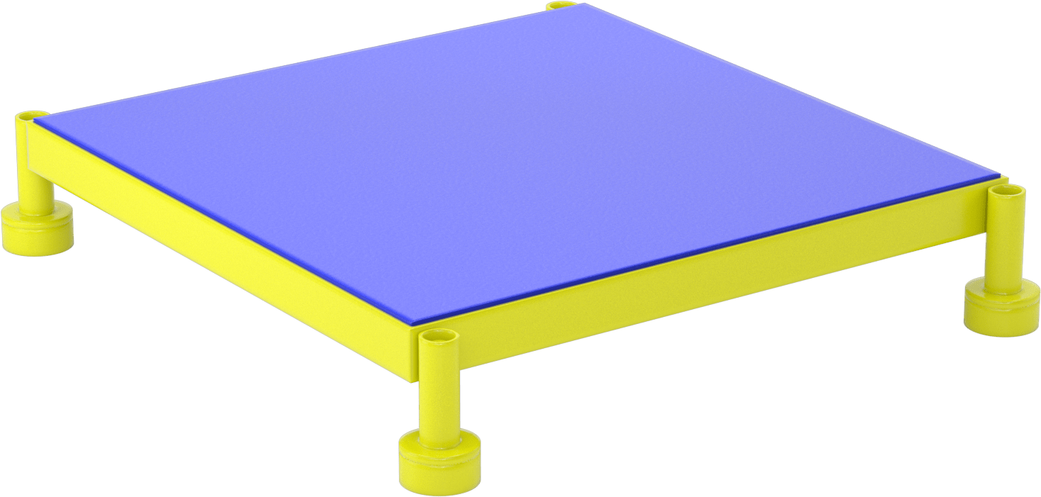 Yorgunluk Önleyici Çalışma Platformu, 5“-8” Yükseklik x 24“ Genişlik x 24” Derinlik (Toplam)