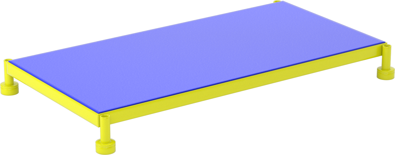Yorgunluk Önleyici Çalışma Platformu, 5“-8” Yükseklik x 48“ Genişlik x 24” Derinlik Toplam