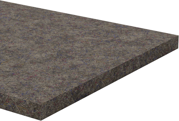 F26 Keçe Şerit, Yumuşak, Yapışkan Arka Yüz, 10 Fit Uzunluk, 2 inç Genişlik, 1/8" Kalınlık