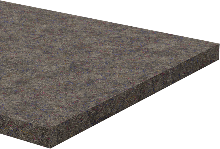 F26 Keçe Şerit, Yumuşak, Düz Destek, 50 Fit Uzunluk, 2 inç Genişlik, 1/8" Kalınlık