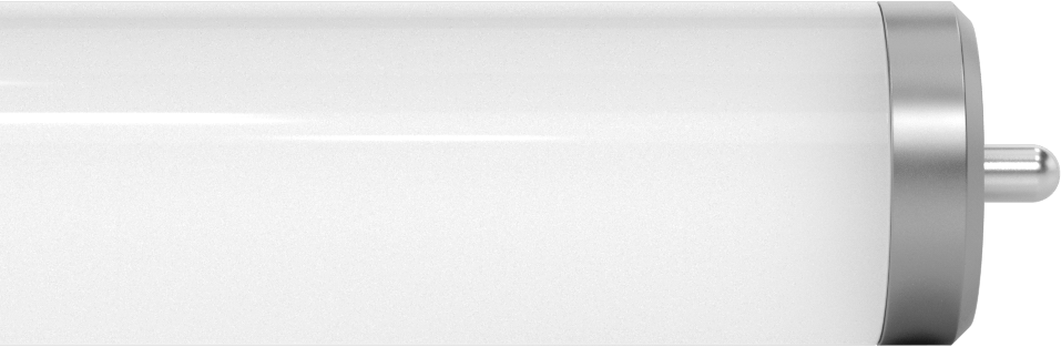 Tek Pimli Tabanlı Tüp Ampuller, T12, 96 inç Toplam Uzunluk, 75W, 4100K, 5000 Lumens