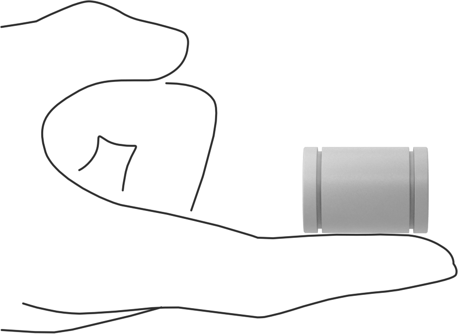 Elektrik Yalıtımlı Manşonlu Lineer Rulman, 1/2" Mil Çapı için