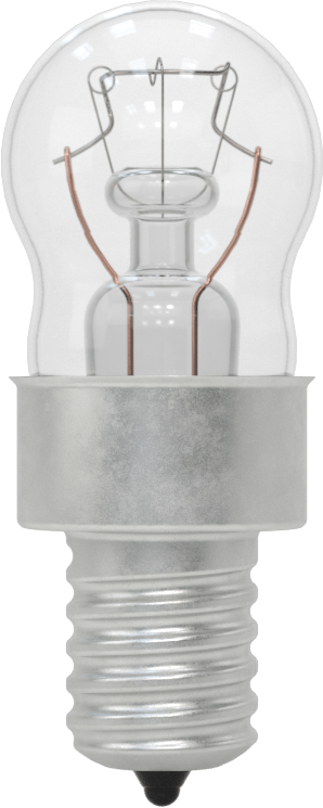 Vidalı Ampul, Konik, Şamdan Tabanı, 12V, 6W Akkor Eşdeğeri
