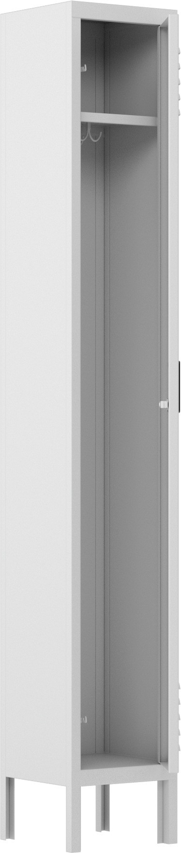 Tuş Takımı Kilitli Dolap, 1 Aşağı x 1 Enine, 12“ Genişlik x 12” Derinlik x 72" İç Yükseklik