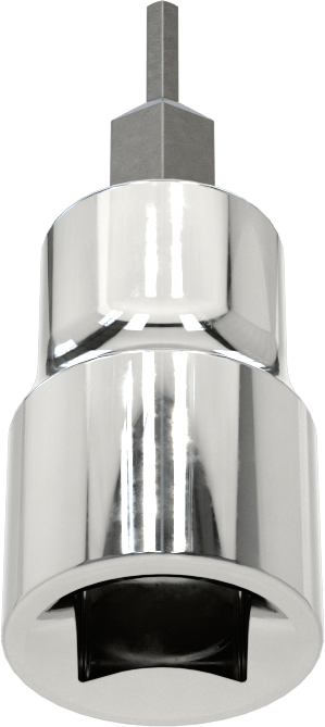 Altıgen Uçlu Soket, 3/8" Kare Tahrik, 2 mm Tahrik Boyutu