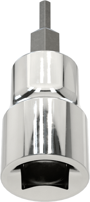 Altıgen Uçlu Soket, 3/8" Kare Tahrik, 2,5 mm Tahrik Boyutu