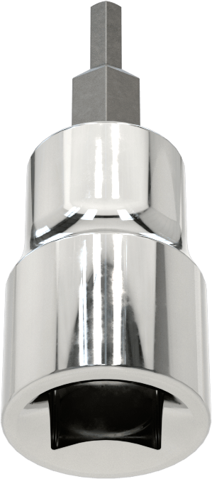 Altıgen Uçlu Soket, 3/8" Kare Tahrik, 3 mm Tahrik Boyutu