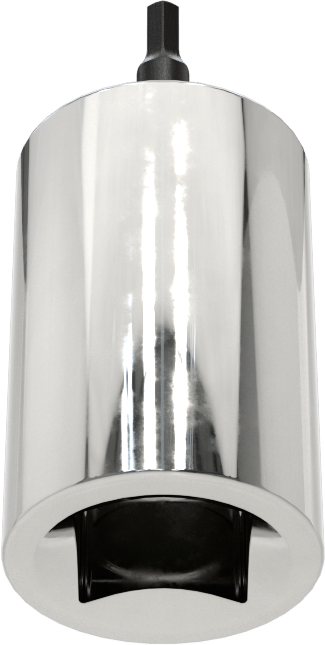 Kısa Altıgen Uçlu Soket, 3/8" Kare Tahrik, 2 mm Tahrik Boyutu