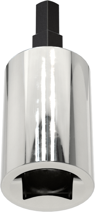 Kısa Altıgen Uçlu Soket, 3/8" Kare Tahrik, 5 mm Tahrik Boyutu