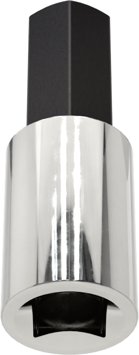 Altıgen Uçlu Soket, Stubby, 3/8" Kare Tahrik, 12 mm Tahrik Boyutu