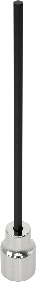 Altıgen Uçlu Soket, Uzatılmış Menzil, 3/8" Kare Tahrik, 4 mm Boyut, 6-1/8" Uzunluk
