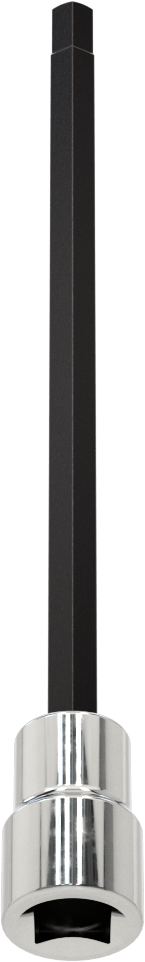 Altıgen Uçlu Soket, Uzatılmış Menzil, 3/8" Kare Tahrik, 6 mm Boyut, 6-1/8" Uzunluk