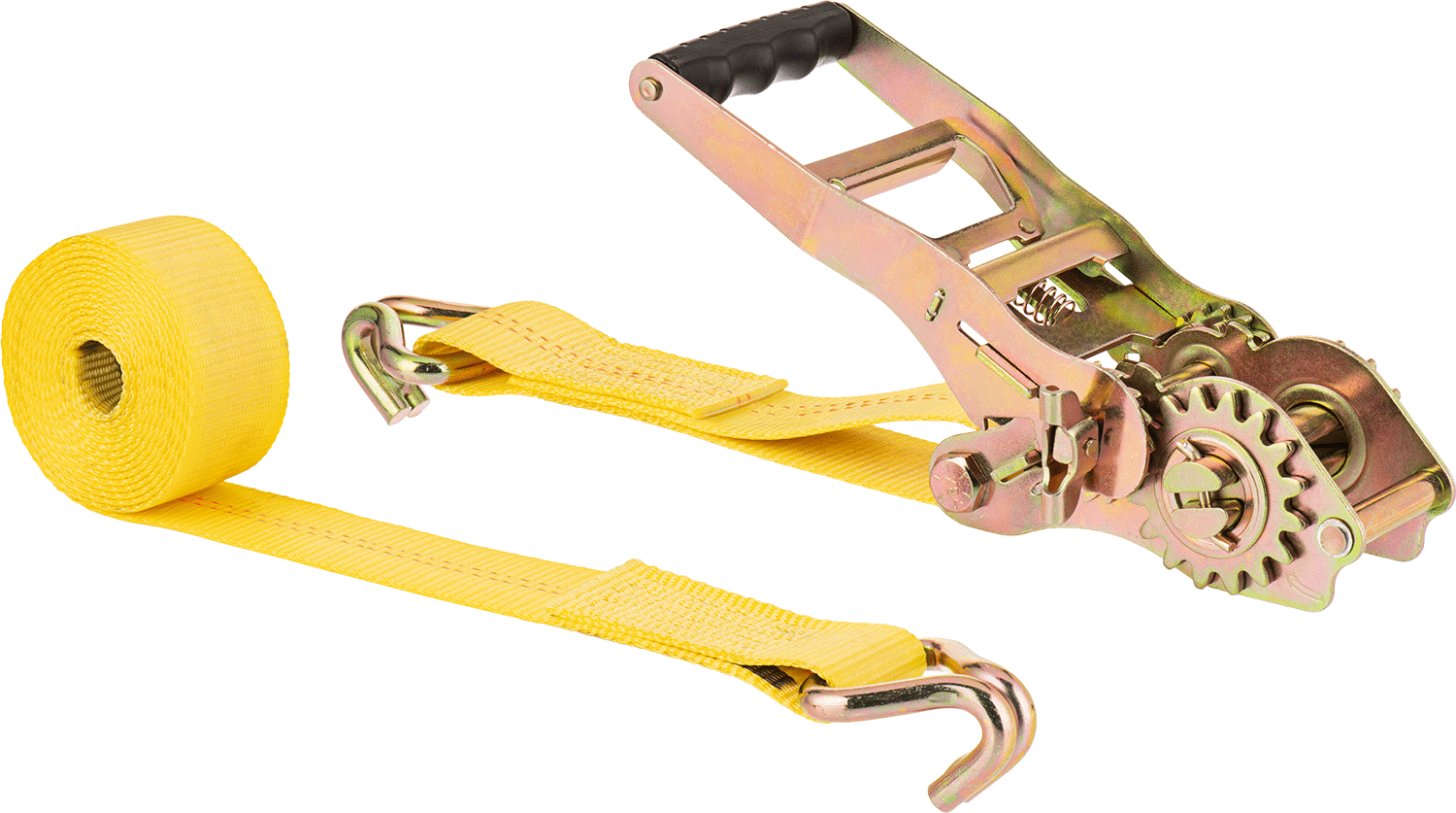 Ergonomik Ters Hareketli Cırcır Kayışı, Tel Kancalı, 2" Genişlik x 12 Fit Maksimum Uzunluk