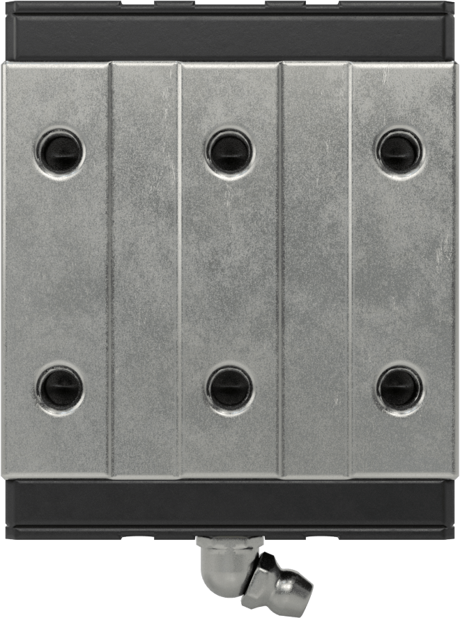 Yüksek Döngülü Ekstra Geniş Bilyalı Rulmanlı Taşıyıcı, 42 mm Ray Genişliği için, 3550 lbs. Kapasite