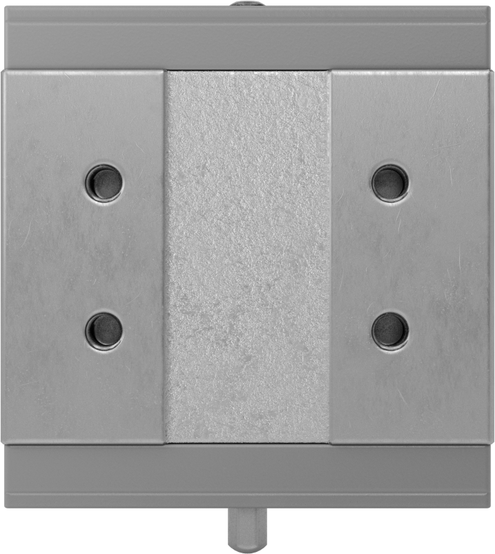Yüksek Döngülü Ekstra Geniş Bilyalı Rulmanlı Taşıyıcı, Flanşlı, 33 mm Ray Genişliği için, 1600 lbs. Kapasite