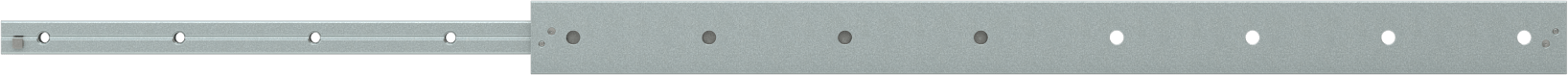 C Ray Profilli Teleskopik Kılavuz, Çinko Kaplı Çelik Taşıyıcı, 43 mm Genişlik x 610 mm Uzunluk Çelik Ray