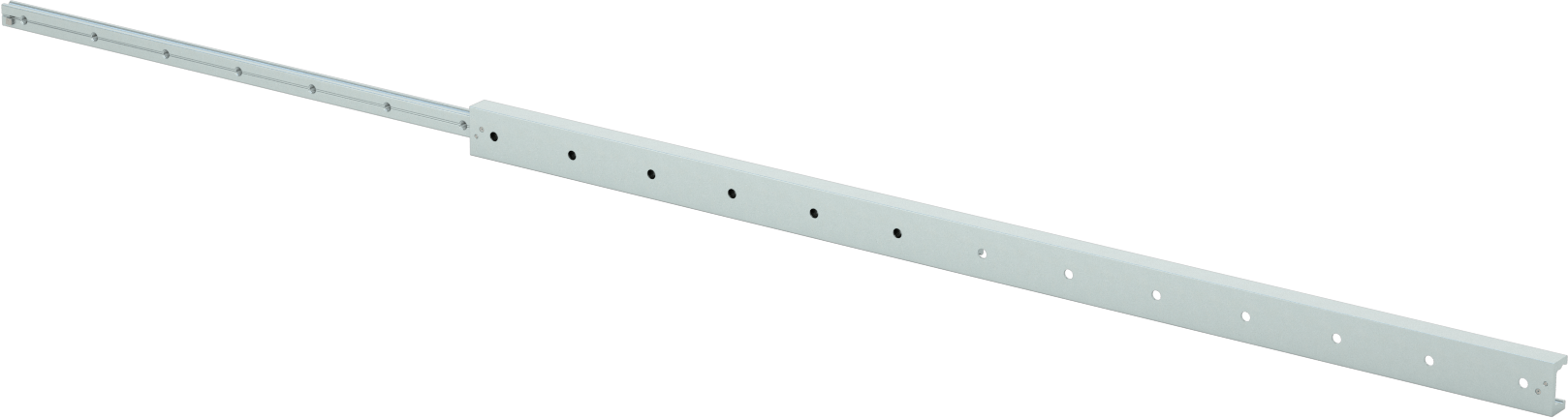 C Ray Profilli Teleskopik Kılavuz, Çinko Kaplı Çelik Taşıyıcı, 43 mm Genişlik x 1010 mm Uzunluk Çelik Ray