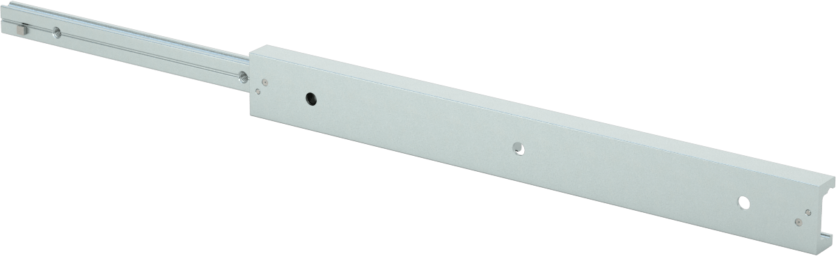C Ray Profilli Teleskopik Kılavuz, Çinko Kaplı Çelik Taşıyıcı, 22 mm Genişlik x 210 mm Uzunluk Çelik Ray