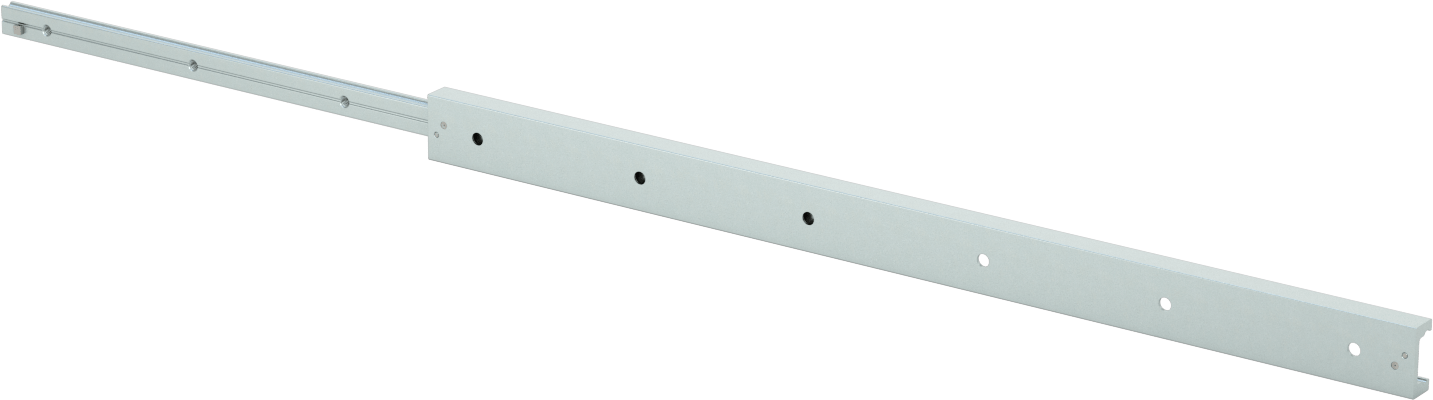C Ray Profilli Teleskopik Kılavuz, Çinko Kaplı Çelik Taşıyıcı, 28 mm Genişlik x 450 mm Uzunluk Çelik Ray