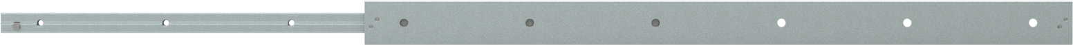 C Ray Profilli Teleskopik Kılavuz, Çinko Kaplı Çelik Taşıyıcı, 28 mm Genişlik x 450 mm Uzunluk Çelik Ray