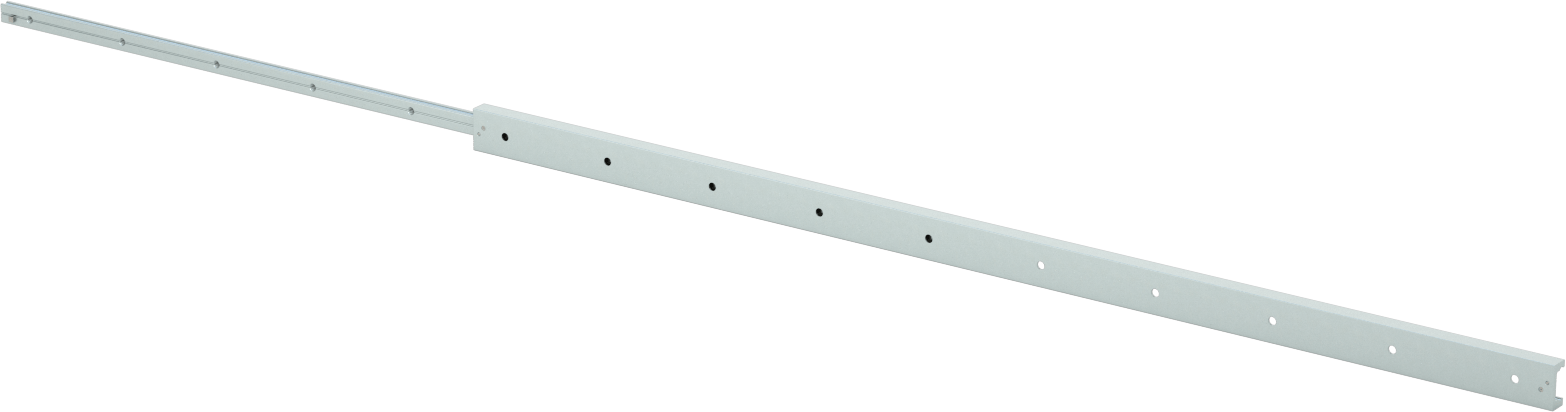 C Ray Profilli Teleskopik Kılavuz, Çinko Kaplı Çelik Taşıyıcı, 28 mm Genişlik x 770 mm Uzunlukta Çelik Ray