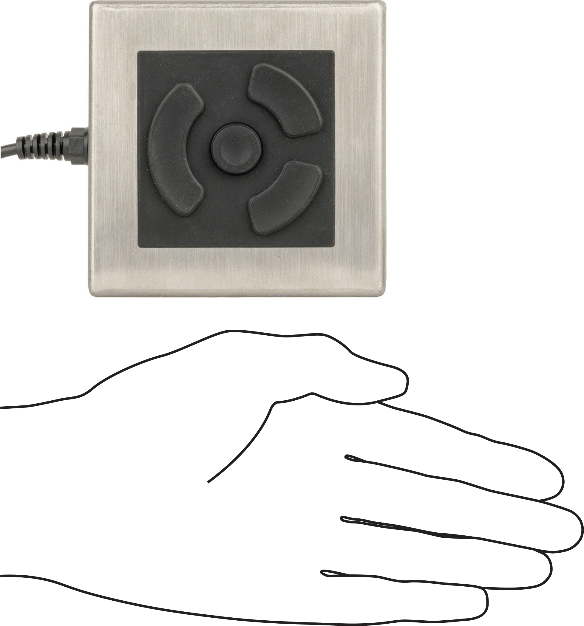 Sağlam Sabit Fare, USB-A Fiş ile