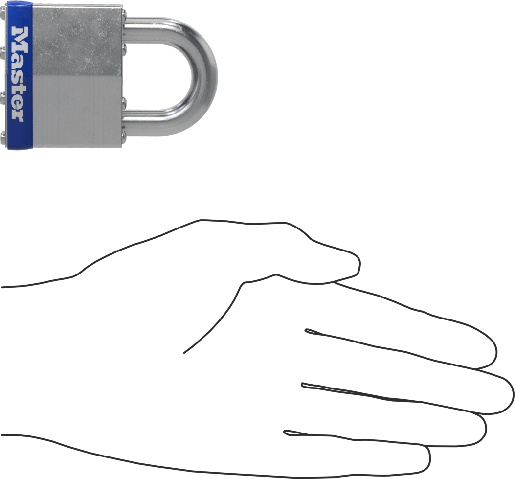 Match-Your-Key Asma Kilidi, Master Lock 5Up, 1" Dikey Kelepçe Boşluğu