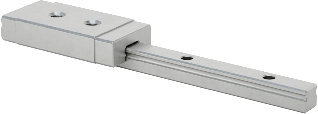 Minyatür Bilyalı Rulman Taşıyıcı ve Kılavuz Ray, 2 mm Genişlik x 32 mm Uzunlukta Raylı