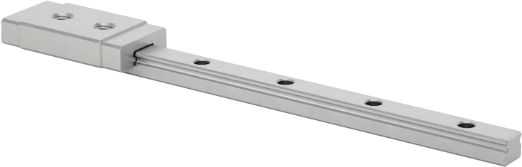 Minyatür Bilyalı Rulman Taşıyıcı ve Kılavuz Ray, 3 mm genişlik x 60 mm uzunlukta raylı