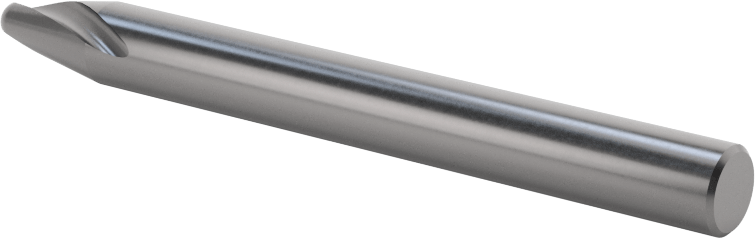 Kalıp Yapımı için Karbür Top Uçlu Freze, 2 Yiv, 20 Derece Kesme Açısı, 1/8" Freze Çapı