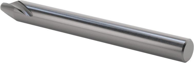 Kalıp Yapımı için Karbür Top Uçlu Freze, 2 Yiv, 30 Derece Kesme Açısı, 1/8" Freze Çapı