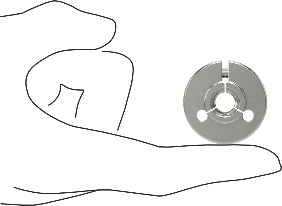 Sol Dişli Halka Ölçer, Sınıf 2A Dişli Uyumu için, Geçer Mastarı, 3/8"-16 Diş Boyutu