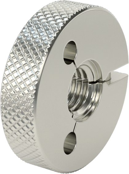 Sol Dişli Halka Ölçer, Sınıf 6G Dişli Uyum için, NO-Go Ölçer, M10 x 1,5 mm Diş Boyutu