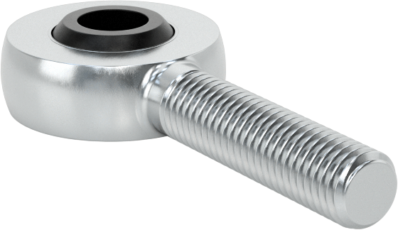 Basınç Dereceli Bilyeli Mafsal Çubuk Ucu, 1/4"-28 Diş, Sağ El