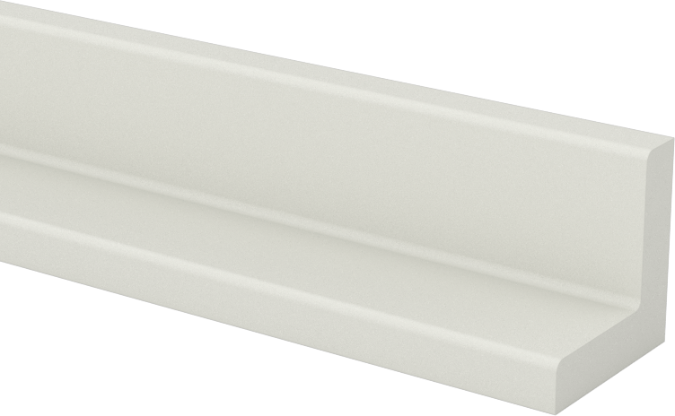 Gıda Endüstrisi Yüksek Sıcaklık Silikon 90 Derece Açılı, 1/2“ Genişlik x 1/2” Yükseklik Dış Boyut, 6 Fit Uzunluk