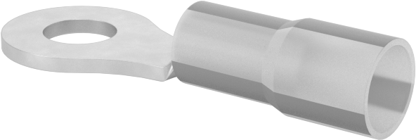 PVDF Yalıtımlı Halka Terminalleri, 16-14 AWG ve 6 Numaralı Vida Boyutu için