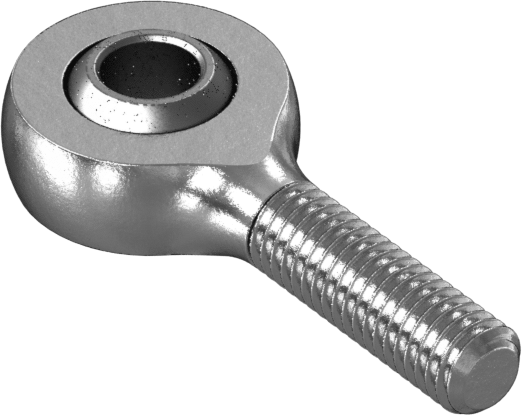 Basınç Dereceli Bilyeli Mafsal Çubuk Ucu, M8 x 1,25 mm Diş